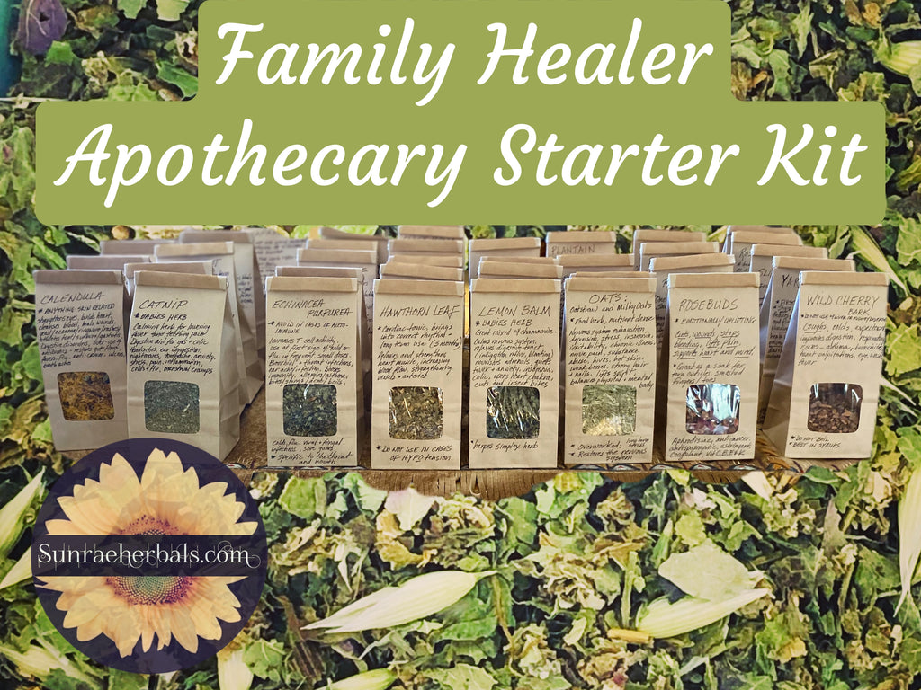Family Healer Apothecary Starter Kit – Sun.Rae HERBALS